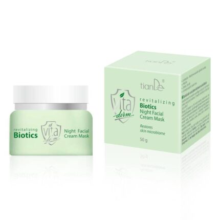 Revitalizačná nočná pleťová krémová maska Biotics