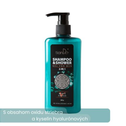 tiande Šampón a sprchový gél pre mužov 2 v 1